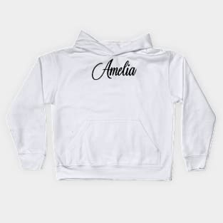 Name Of Amelia Kids Hoodie